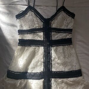 Gianni Bini Cream Sheath Strapless Maxi Dress